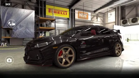 Honda Civic Type R Varis (2017) - Maxed CSR2 Car CrystalBlack