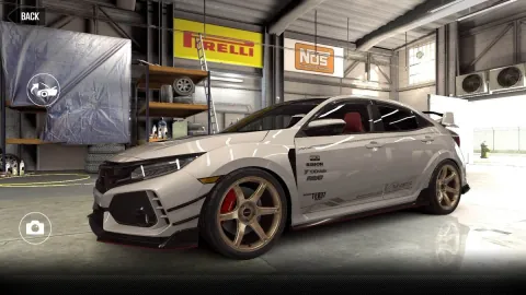Honda Civic Type R Varis (2017) - Maxed CSR2 Car Honda Varis Civic Type R (ChampionshipWhite) 2