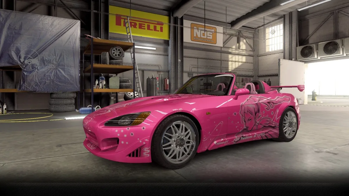 CSR2 Honda Veilside S2000 Pink Purple Stars Car