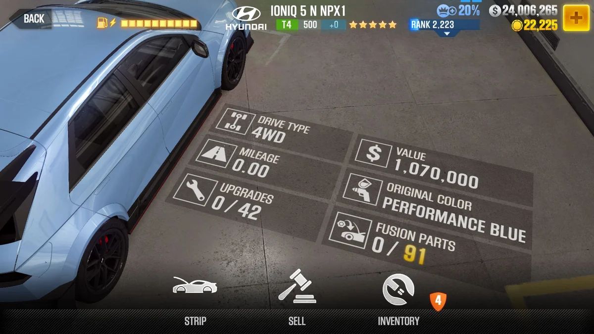 Hyundai IONIQ 5 N NPX1 CSR2 fusion parts and tune setup