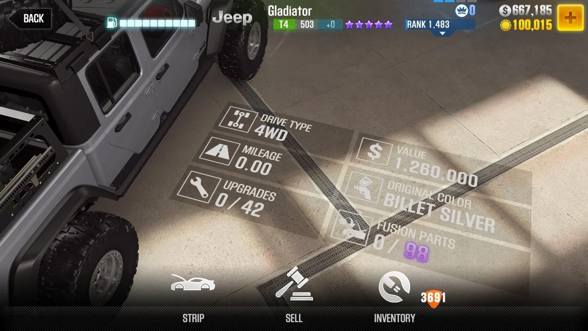 Jeep Tej's Gladitor CSR2 fusion parts and tune setup