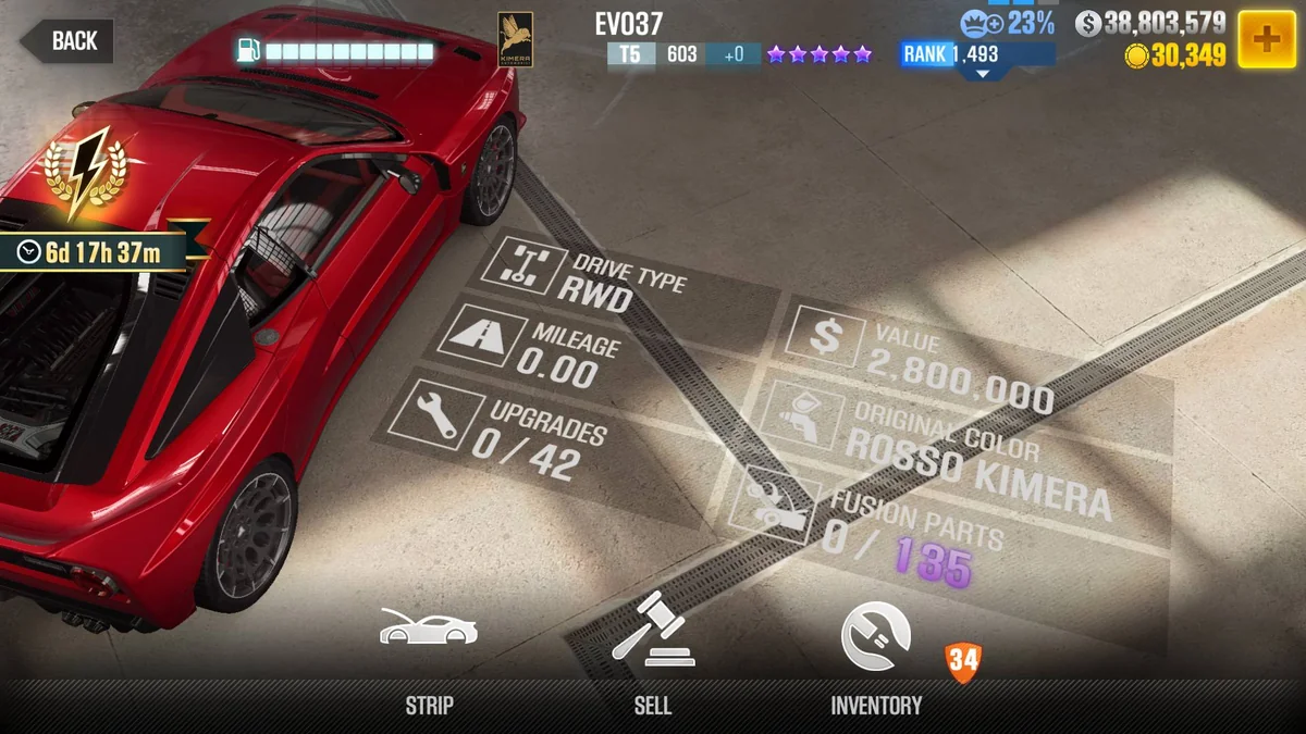 Kimera EVO37 CSR2 fusion parts and tune setup