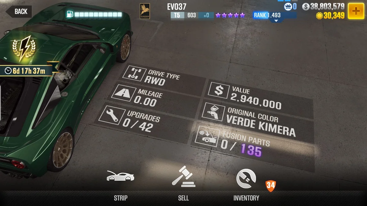 Kimera EVO37 CSR2 fusion parts and tune setup
