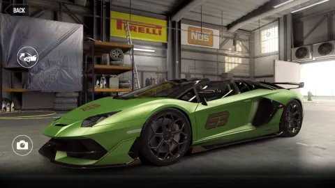 CSR2 Lamborghini Aventador SVJ 63 Roadster Gold Stars Car