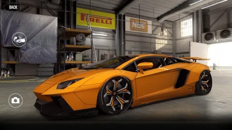 Lamborghini LB Aventador LP7004 (2011) - Maxed CSR2 Car Lamborghini LB Aventador Coupe (SafetyOrange) 1
