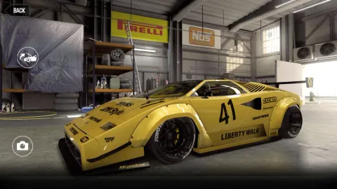 Lamborghini LB Countach LP (1988) - Maxed CSR2 Car Lamborghini LB Countach 1988 (GialloMidas) 2