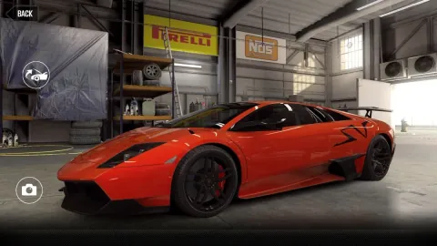 Lamborghini Murcielago SV (2009) - Maxed CSR2 Car Arancio
