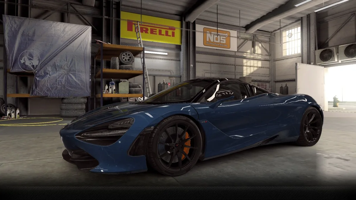CSR2 McLaren 720S Blue Purple Stars Car