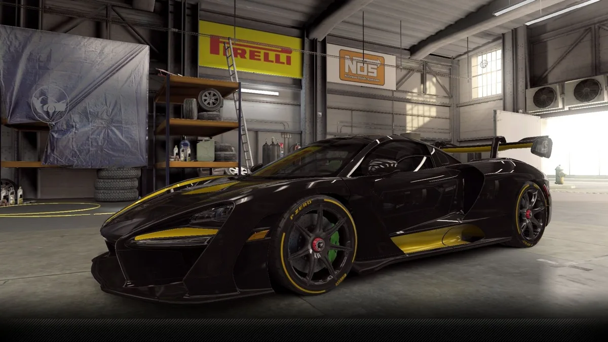 CSR2 McLaren Senna Carbon Theme By MSO Purple Stars Car