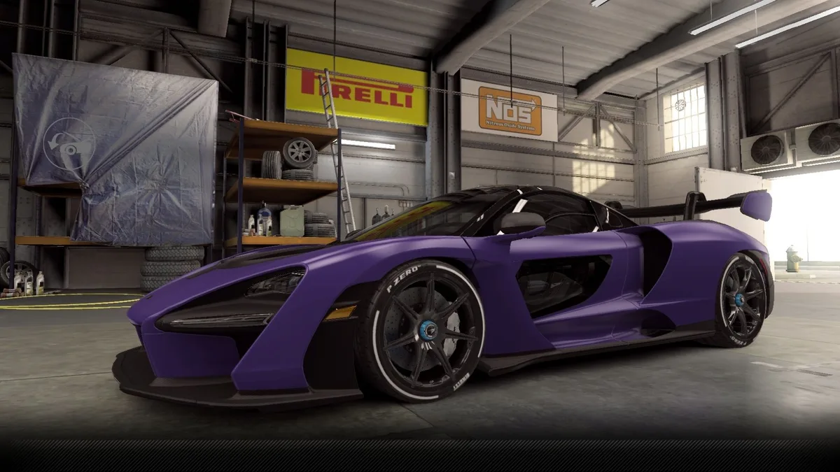 CSR2 McLaren Senna GOSH Edition Purple Stars Car
