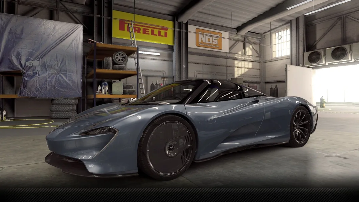 CSR2 McLaren Speedtail Silver Purple Stars Car