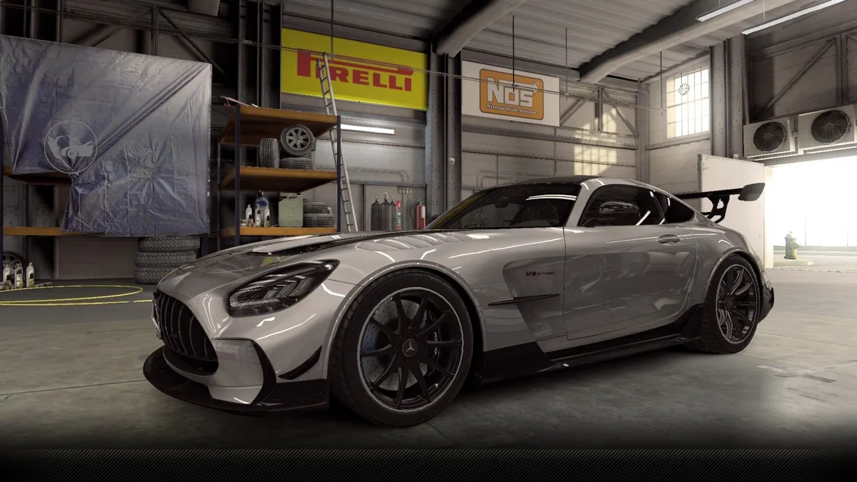 Mercedes-Benz GT Black Series in Mercedes-BenzHighTechSilver