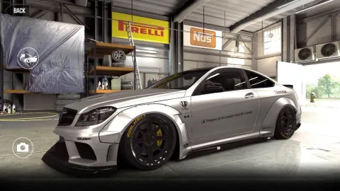 CSR2 Mercedes-Benz LB C 63 AMG Black Series Gold Stars Car