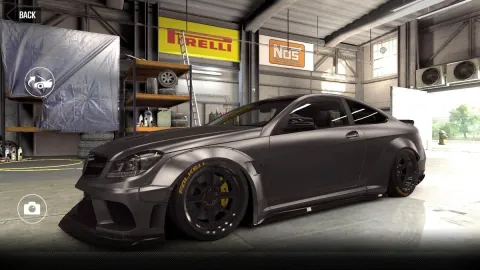 CSR2 Mercedes-Benz LB C 63 AMG Black Series Gold Stars Car