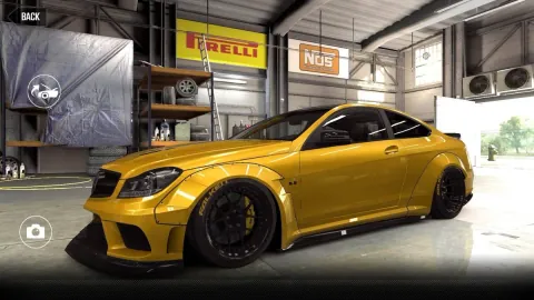 CSR2 Mercedes-Benz LB C 63 AMG Black Series Gold Stars Car