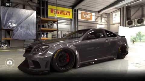 CSR2 Mercedes-Benz LB C 63 AMG Black Series Gold Stars Car