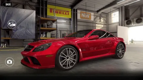 CSR2 Mercedes-Benz SL 65 AMG Black Series Gold Stars Car