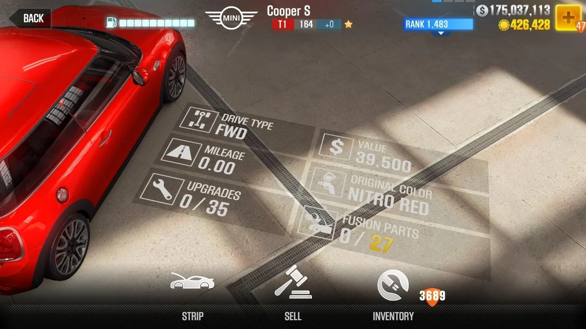 Mini Cooper S CSR2 fusion parts and tune setup