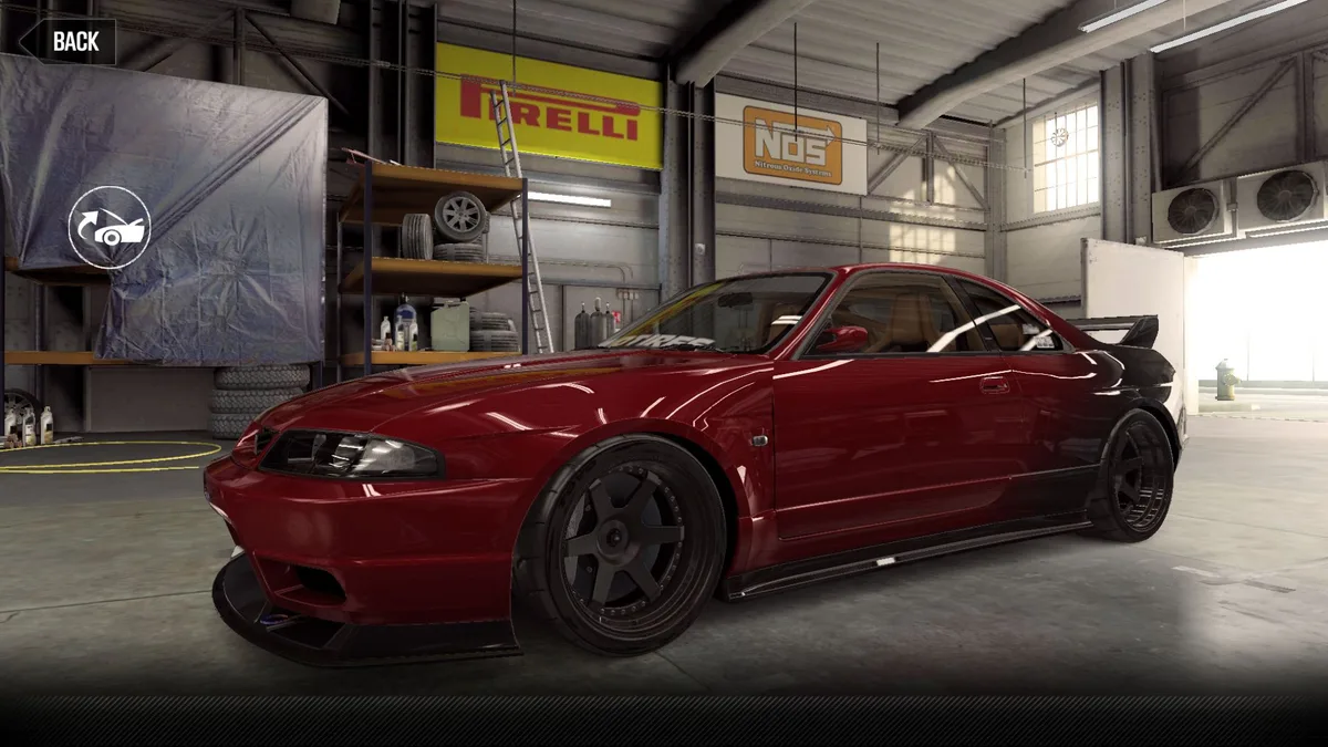 CSR2 Nissan SS Active's Skyline FULL DRY CARBON GT-R (BCNR33) Purple Stars Car