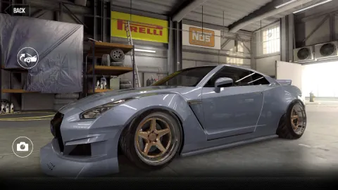 Nissan KRC Japan GTRR35 (2017) - Maxed CSR2 Car PaleElectricBlue