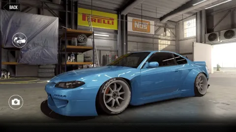 CSR2 Nissan Silvia (S15) Rocket Bunny Gold Stars Car