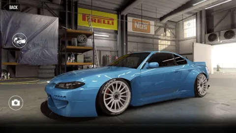 CSR2 Nissan Silvia (S15) Rocket Bunny Gold Stars Car