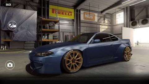 CSR2 Nissan Silvia (S15) Rocket Bunny Gold Stars Car
