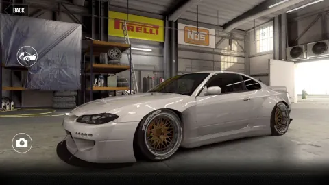 CSR2 Nissan Silvia (S15) Rocket Bunny Gold Stars Car