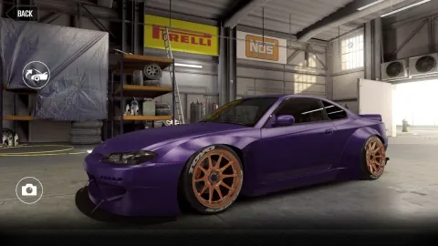 CSR2 Nissan Silvia (S15) Rocket Bunny Gold Stars Car