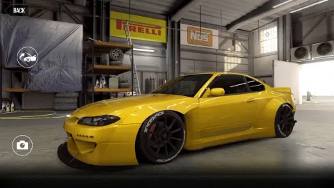 CSR2 Nissan Silvia (S15) Rocket Bunny Gold Stars Car