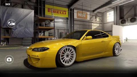CSR2 Nissan Silvia (S15) Rocket Bunny Gold Stars Car