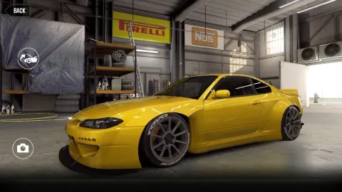 CSR2 Nissan Silvia (S15) Rocket Bunny Gold Stars Car