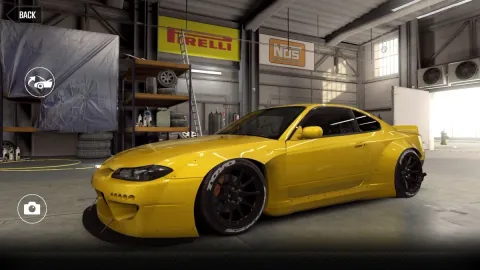 CSR2 Nissan Silvia (S15) Rocket Bunny Gold Stars Car