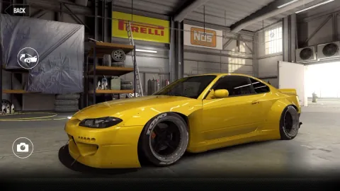 CSR2 Nissan Silvia (S15) Rocket Bunny Gold Stars Car