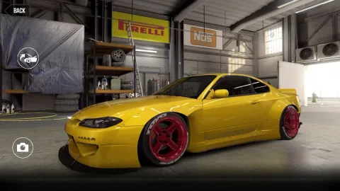 CSR2 Nissan Silvia (S15) Rocket Bunny Gold Stars Car