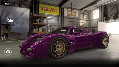 CSR2 Pagani Utopia Purple Stars Car