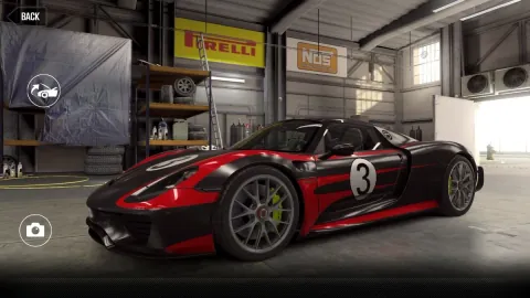 CSR2 Porsche 918 Spyder Weissach Package Gold Stars Car