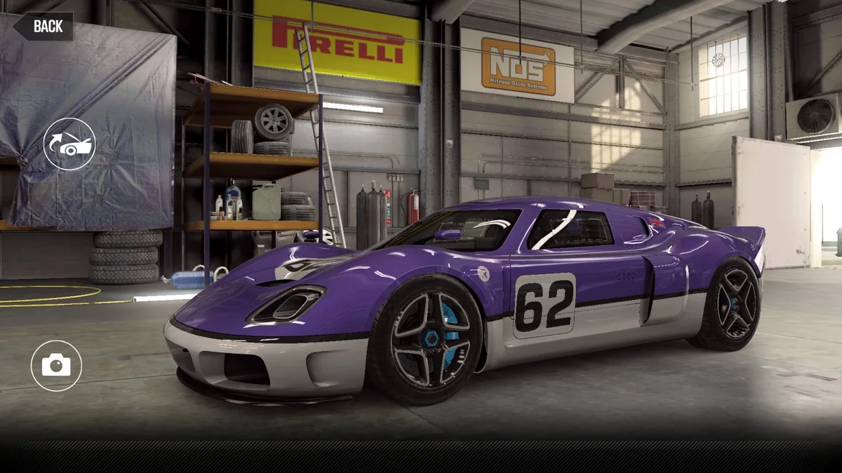 CSR2 Radford Type 62-2 GOSH Edition Purple Stars Car