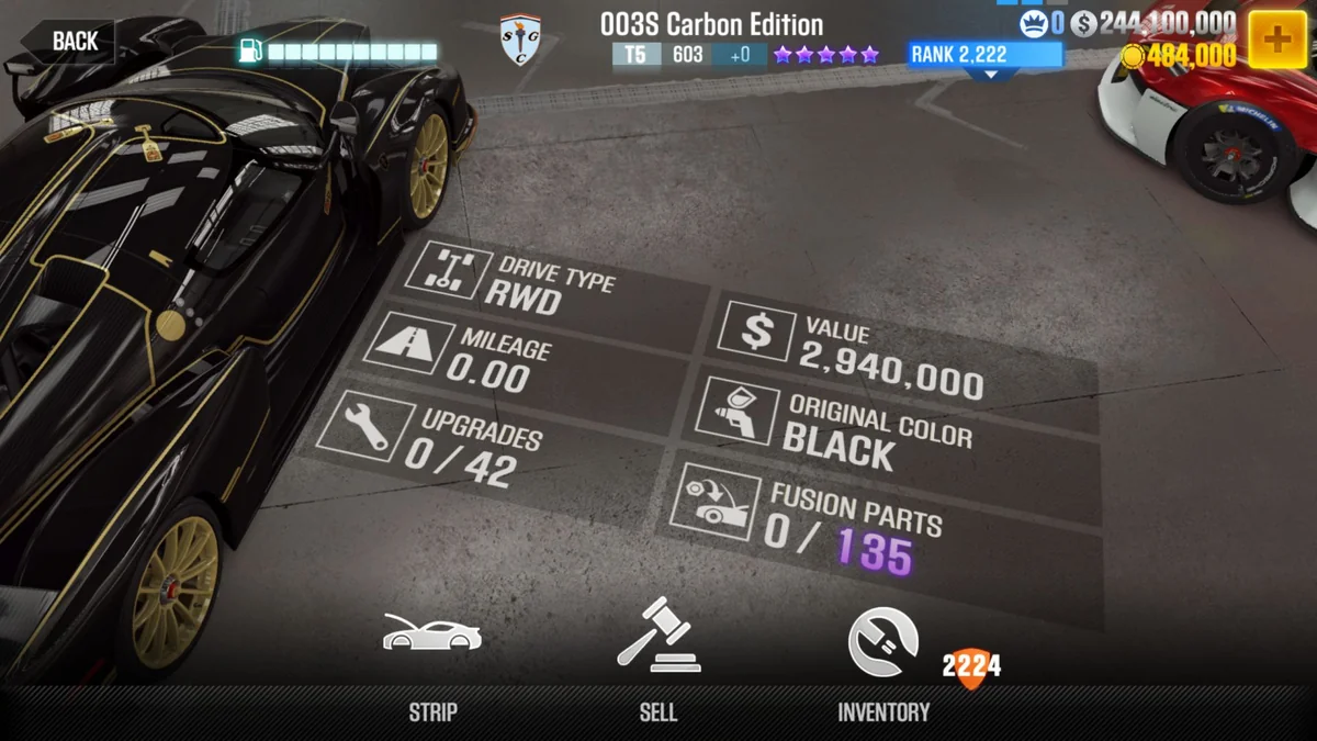 SCG 003S Carbon Edition CSR2 fusion parts and tune setup