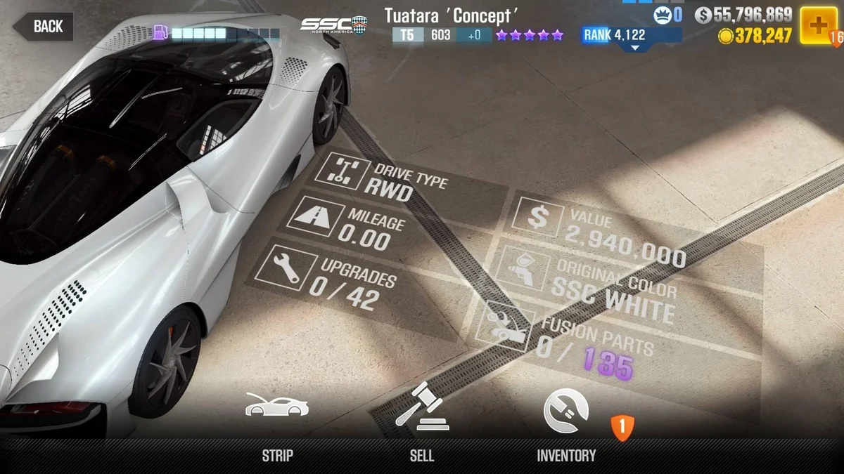SSC Tuatara CSR2 fusion parts and tune setup
