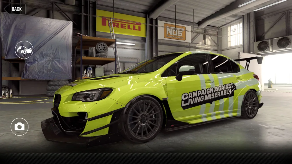 CSR2 VARIS SUBARU WRX STI CALM Edition Purple Stars Car