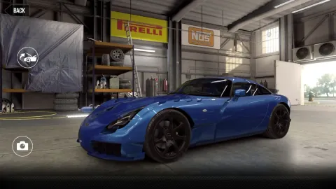 TVR Sagaris (2006) - Maxed CSR2 Car LazerBlue