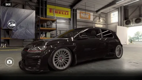 CSR2 Volkswagen Golf GTI Rocket Bunny Gold Stars Car