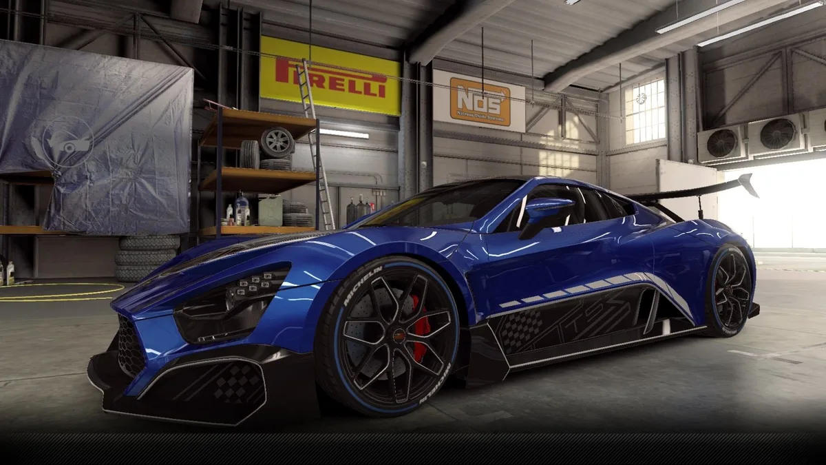CSR2 Zenvo TSR-S "Chassis No.2" Purple Stars Car