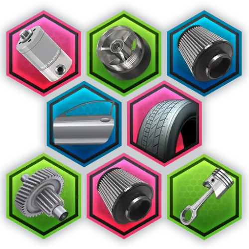 FUSION PARTS UPGRADES - CSR RACING 2 MODS