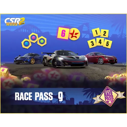 CSR2 RACE PASS SEASON 9 PREMIUM - CSR RACING 2 MODS