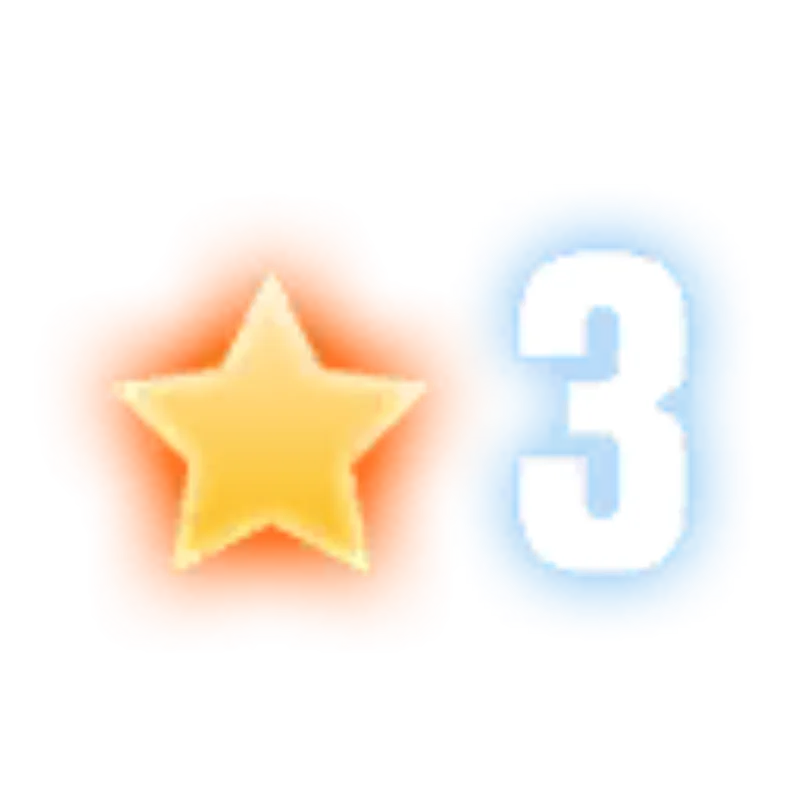 3 Gold Stars  Rarity Icon for Aston Martin DB5 (E.C. Level 50)
