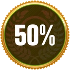 50% Nitro concept badge