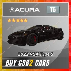 CSR2 Acura Nsx Type S 2022 Gold Stars Car | CSR2 MODS