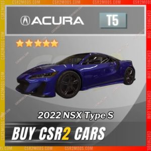 Csr2 Acura Nsx Type S 2022 Gold Stars Car | Csr2 Mods